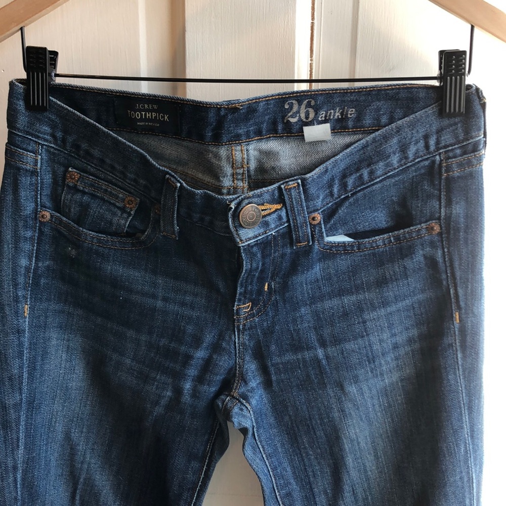 J.Crew toothpick jeans 🦋